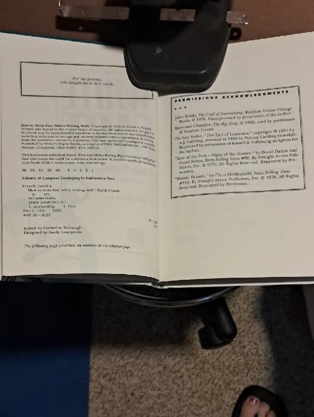 How to Write Fast (While Writing Well) — Blue Hardcover Guide